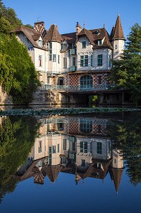 HOTEL-RESTAURANT LE MOULIN DE CONNELLES EN BORDS DE SEINE, EURE (27), NORMANDIE, FRANCE 