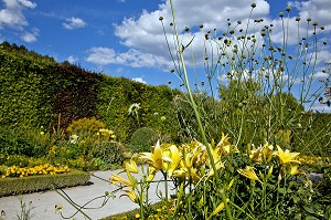 JARDIN DU MUSEE DES IMPRESSIONNISTES CREE PAR LE PAYSAGISTE MARK RUDKIN EN 1991, GIVERNY, EURE (27), FRANCE 