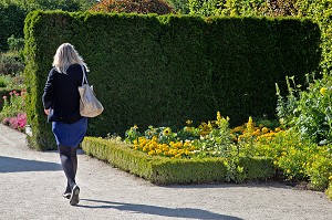 JARDIN DU MUSEE DES IMPRESSIONNISTES CREE PAR LE PAYSAGISTE MARK RUDKIN EN 1991, GIVERNY, EURE (27), FRANCE 