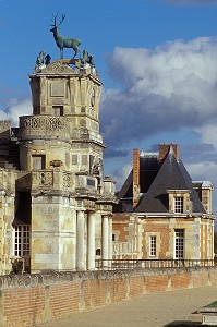 ENTREE DU CHATEAU D'ANET, EURE-ET-LOIR (28), FRANCE 