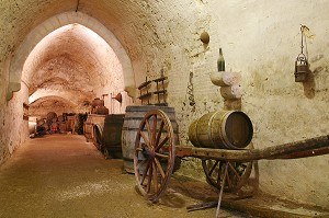 LES CAVES DE L'ECOMUSEE DES VIGNERONS ET ARTISANS DROUAIS, DREUX, EURE-ET-LOIR (28), FRANCE 