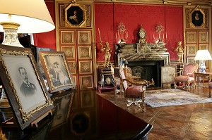 SALON DU ROI OU ANCIENNE CHAMBRE DE LOUIS XIV, CHATEAU DE MAINTENON, EURE-ET-LOIR, FRANCE 