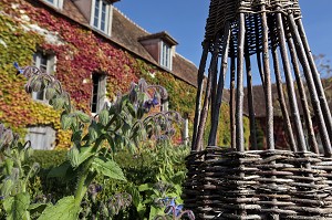 JARDIN MEDIEVAL DE BOIS-RICHEUX (ANCIENNE FERME MEDIEVALE DU CHATEAU DE MAINTENON), EURE-ET-LOIR (28), FRANCE 