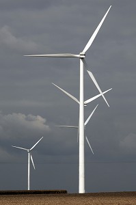 CHAMPS D'EOLIENNES, PARC EOLIEN DE LA BEAUCE, ORGERES-EN-BEAUCE, EURE-ET-LOIR (28), FRANCE 