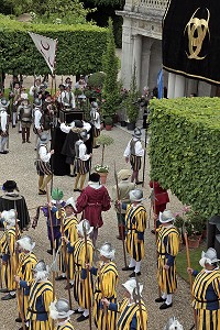 CEREMONIE POUR LE RETOUR DE LA DEPOUILLE DE DIANE DE POITIERS AU CHATEAU D'ANET, 29 MAI 2010, EURE-ET-LOIR, FRANCE 