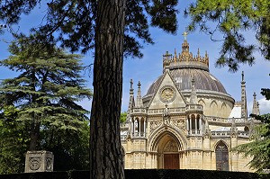 CHAPELLE ROYALE SAINT-LOUIS DE DREUX, MAUSOLEE DU ROI LOUIS-PHILIPPE ET SEPULTURES DE LA FAMILLE D'ORLEANS, EURE-ET-LOIR (28), FRANCE 