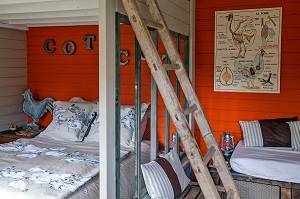 'LE POULAILLER D'HOTE', CHAMBRE D'HOTES CAMPAGNARDE SUR LE THEME DE LA POULE DE 'CHEZ NOUS CAMPAGNE', ROHAIRE, EURE-ET-LOIR (28), FRANCE 