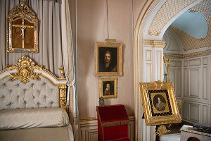 CHAMBRE ET CABINET DE MADAME DE MAINTENON, CHATEAU DE MAINTENON, EURE-ET-LOIR (28), FRANCE 