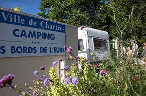 CAMPING MUNICIPAL DE LA VILLE DE CHARTRES, EURE-ET-LOIR (28), FRANCE 