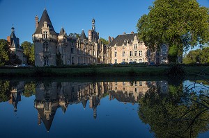 CHATEAU D'ESCLIMONT, CHATEAU-HOTEL DEMEURE DE CHARME 4 ETOILES, EURE-ET-LOIR (28), FRANCE 