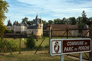CHATEAU DE FRAZE, COMMUNE DU PARC DU PERCHE, EURE-ET-LOIR (28), FRANCE 