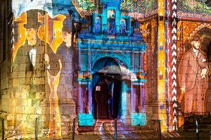 FESTIVAL DE CHARTRES EN LUMIERES SUR L'EGLISE SAINT-AIGNAN, CHARTRES, EURE-ET-LOIR (28), FRANCE 