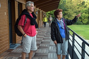 RANDONNEURS DANS LE GITE COMMUNAL DE GROUPE DU VILLAGE DE BONCOURT, EURE-ET-LOIR (28), FRANCE