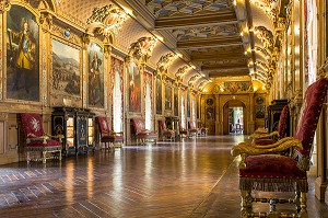 LA GRANDE GALERIE, CHATEAU DE MAINTENON, EURE-ET-LOIR, FRANCE