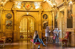 LA GRANDE GALERIE, CHATEAU DE MAINTENON, EURE-ET-LOIR, FRANCE