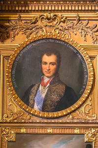 JUST CONTE DE NOAILLES, DUC DE POIX (1777-1846), LA GRANDE GALERIE, CHATEAU DE MAINTENON, EURE-ET-LOIR, FRANCE 