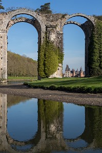 AQUEDUC COMMANDE PAR LOUIS XIV A VAUBAN, LA HIRE ET COURTOIS, CHATEAU DE MAINTENON, EURE-ET-LOIR (28), FRANCE 