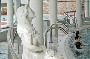 CALICEO, BASSIN INTERIEUR ET COLS DE CYGNES, COMPLEXE DE BALNEOTHERAPIE, VILLE DE TOULOUSE, HAUTE-GARONNE (31), FRANCE 