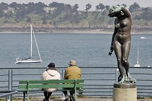 PROMENADE AU CLAIR DE LUNE, DINARD, ILLE-ET-VILAINE (35), FRANCE 
