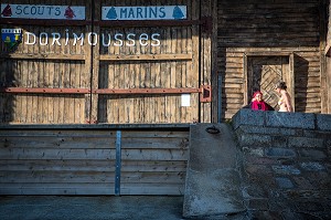 LES SCOUTS MARINS, DORIMOUSSES, PORT DES BAS-SABLONS, CITE D'ALET, QUARTIER DE SAINT-SERVAN, SAINT-MALO, ILLE-ET-VILAINE (35), FRANCE 