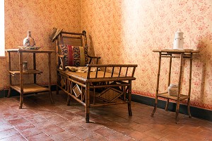CABINET DE REPOS, DOMAINE GEORGE SAND, LA VALLEE NOIRE ET LE ROMANTISME DE GEORGE SAND DANS LE BERRY, NOHANT-VIC (36), FRANCE 