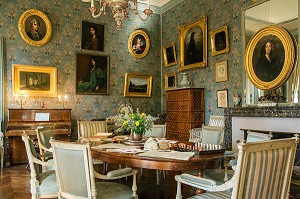 LE SALON, DOMAINE GEORGE SAND, LA VALLEE NOIRE ET LE ROMANTISME DE GEORGE SAND DANS LE BERRY, NOHANT-VIC (36), FRANCE 