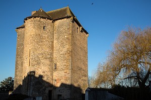 LE MUSEE GEORGE SAND DANS L'ANCIENNE FORTERESSE DU XV EME SIECLE, LA CHATRE (36), LA VALLEE NOIRE DE GEORGE SAND DANS LE BERRY, FRANCE 