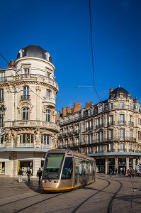 TRAMWAY TAO, PLACE DU MARTROI, ORLEANS, (45) LOIRET, CENTRE, FRANCE 