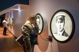 VISITE COMMENTEE DE L'EXPOSITION ' TITANIC, RETOUR A CHERBOURG ', CITE DE LA MER, GARE MARITIME TRANSATLANTIQUE, CHERBOURG-OCTEVILLE, MANCHE (50), FRANCE 