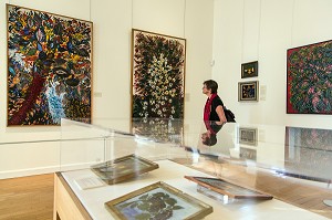 SALLE SERAPHINE LOUIS DITE SERAPHINE DE SENLIS (1864-1942), MUSEE D'ART ET D'ARCHEOLOGIE DE LA VILLE AMENAGE DANS L'ANCIEN PALAIS EPISCOPAL, SENLIS, OISE (60), FRANCE 