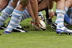 RENCONTRE DE RUGBY, AVIRON BAYONNAIS/ PAU, PAYS BASQUE, COTE BASQUE, BAYONNE, PYRENEES-ATLANTIQUE (64), FRANCE 