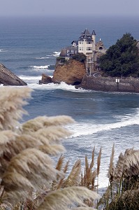 VILLA BELZA, PLAGE DE LA COTE DES BASQUES, BIARRITZ, PYRENEES-ATLANTIQUE (64), FRANCE 