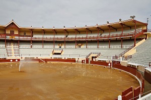 ARENES DE BAYONNE, TAUROMACHIE, BAYONNE, PYRENEES ATLANTIQUES, (64), FRANCE, PAYS BASQUE, COTE BASQUE 