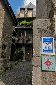MAISON BALAGUE QUI ABRITE LE MUSEE BERNADOTTE, UN DES DERNIERS EXEMPLES DE L'ARCHITECTURE BEARNAISE DU XVIIIEME SIECLE, PAU, PYRENEES ATLANTIQUES (64), AQUITAINE, FRANCE 