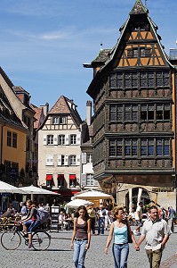 MAISON KAMMERZELL, PLACE DE LA CATHEDRALE, STRASBOURG, BAS RHIN (67), ALSACE, FRANCE, EUROPE 