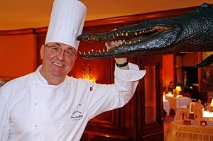 EMILE JUNG, CHEF DU RESTAURANT AU CROCODILE, STRASBOURG, BAS RHIN (67), ALSACE, FRANCE, EUROPE 