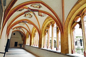 CLOITRE, EGLISE PROTESTANTE SAINT PIERRE LE JEUNE, STRASBOURG, BAS-RHIN (67), ALSACE, FRANCE 