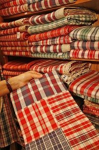BOUTIQUE NAPPES D'ALSACE, NAPPES EN TISSUS DE KELSCH, STRASBOURG, BAS RHIN (67), ALSACE, FRANCE, EUROPE 