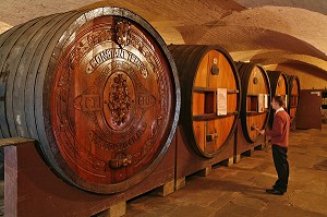 CAVE HISTORIQUE DES HOSPICES DE STRASBOURG, BAS-RHIN (67), ALSACE, FRANCE 