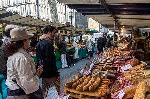 MARCHE BIOLOGIQUE, BOULEVARD RASPAIL, 6EME ARRONDISSEMENT, PARIS, FRANCE 
