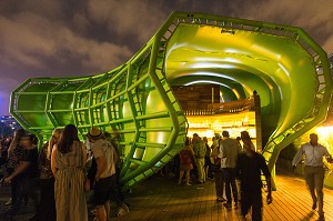 LE WANDERLUST, BAR CLUB DE NUIT DE LA CITE DE LA MODE ET DU DESIGN, QUAI D'AUSTERLITZ, PARIS (75), FRANCE 