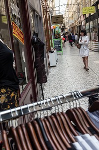 PASSAGE CHOISEUL, GALERIE COUVERTE ENTRE LA RUE DES PETITS-CHAMPS ET LA RUE SAINT-AUGUSTIN, PARIS (75), FRANCE 