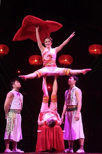 TROUPE D'ARTISTES CHINOIS, CIRQUE PHENIX, PELOUSE DE REUILLY, PARIS 12 EME ARRONDISSEMENT 