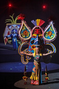 TROUPE D'ARTISTES CHINOIS, CIRQUE PHENIX, PELOUSE DE REUILLY, PARIS 12 EME ARRONDISSEMENT 