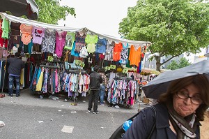 MARCHE AUX PUCES, PORTE DE MONTREUIL, MONTREUIL (93) SEINE-SAINT-DENIS, FRANCE 