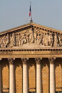 ASSEMBLEE NATIONALE, PALAIS BOURBON, CHAMBRE DES DEPUTES, 7 EME ARRONDISSEMENT, PARIS, FRANCE 