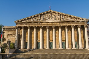 ASSEMBLEE NATIONALE, PALAIS BOURBON, CHAMBRE DES DEPUTES, 7 EME ARRONDISSEMENT, PARIS, FRANCE 