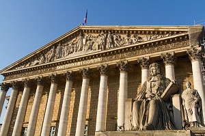 ASSEMBLEE NATIONALE, PALAIS BOURBON, CHAMBRE DES DEPUTES, 7 EME ARRONDISSEMENT, PARIS, FRANCE 