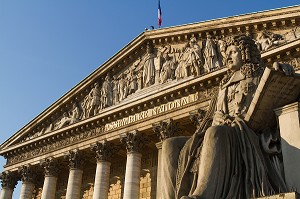 ASSEMBLEE NATIONALE, PALAIS BOURBON, CHAMBRE DES DEPUTES, 7 EME ARRONDISSEMENT, PARIS, FRANCE 