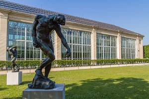 STATUE DE LA PORTE DE L'ENFER, RODIN, MUSEE DE L'ORANGERIE, JARDIN DES TUILERIES, 1ER ARRONDISSEMENT, PARIS, FRANCE 